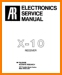 Acoustic Research; AR X-10 Amp Receiver Main Technical Manual - PDF & Tech Help* | English